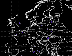 Prognozy modelu GFS dla Europy z godziny 00 UTC