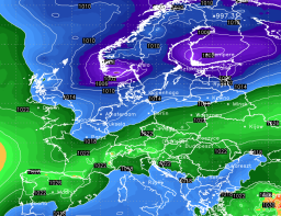 Prognozy modelu GFS dla Europy z godziny 06 UTC