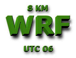 Prognozy modelu WRF ARW 8 km z godziny 06 UTC